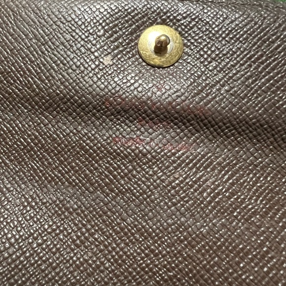 Louis Vuitton Damier Ebene Canvas Alexandra Wallet authentic vintage PRE-OWNED - Picture 7 of 17